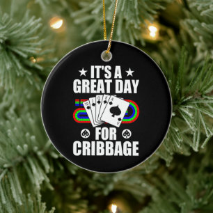 Décoration En Céramique Planche à ordures pour Cribbage Card Joueur Joueur