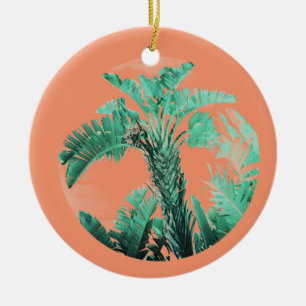 Décoration En Céramique Plante de banane verte