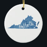 Décoration En Céramique Plaque en bois de Virginie Suffolk<br><div class="desc">Suffolk est la plus grande ville de Virginie aux États-Unis et se trouve dans la région métropolitaine de Hampton Roads.</div>