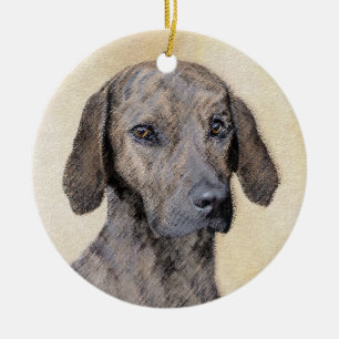 Décoration En Céramique Plott Peinture - Cute Original Chien Art