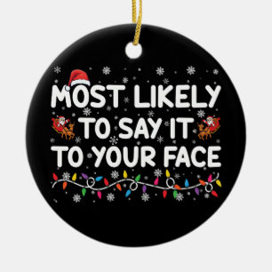 Décoration En Céramique Plus susceptible de le dire à votre visage drôle d