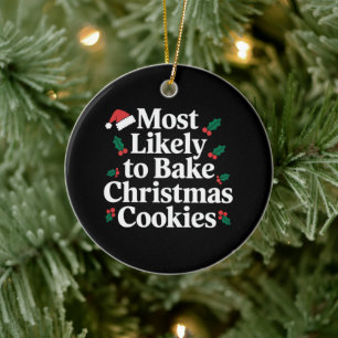 Décoration En Céramique Plus susceptible de préparer des biscuits de Noël 
