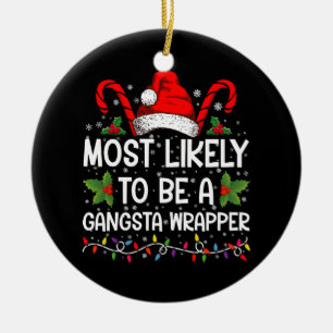 Décoration En Céramique Plus susceptible d'être un gangsta Wrapper Family