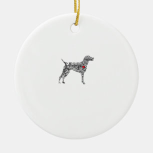 Décoration En Céramique Pointeur allemand Shorthair I GSP Chien Maman J'ai