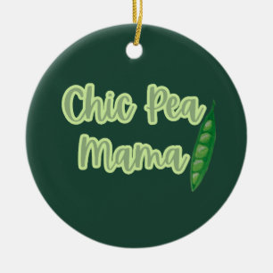 Décoration En Céramique Pois chic de Vegan amusant Mama Femmes