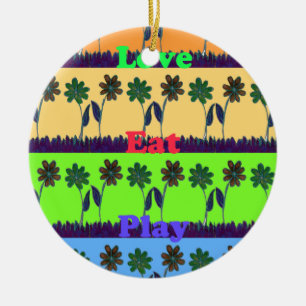 Décoration En Céramique Poison de Lovely Girly Hakuna Matata colors