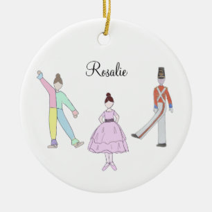 Décoration En Céramique Polichinelle/Soldat/Jeune Fille de Fête personnali