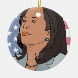 Décoration En Céramique Politique Kamala Harris