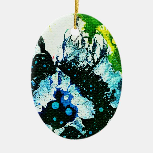 Décoration En Céramique Polychromoptique #2C par Michael Moffa (Devant)