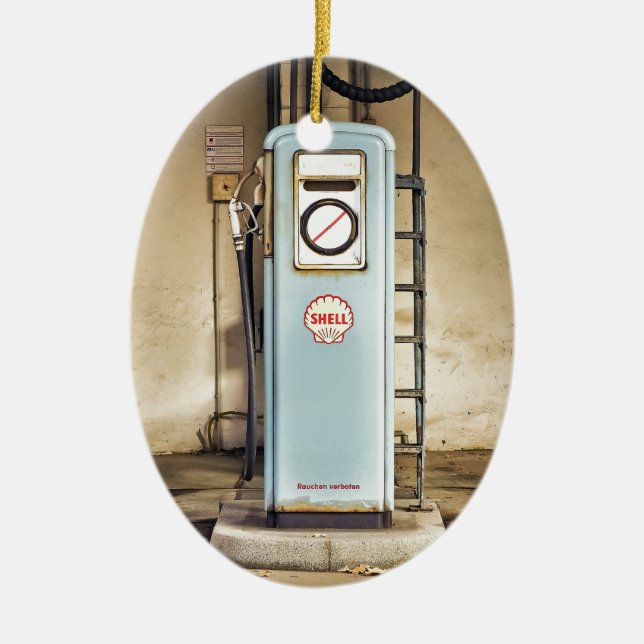 Décoration En Céramique pompe à essence (Devant)