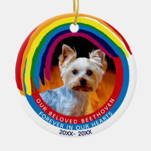 Décoration En Céramique Pont Arc-En-Ciel pour animaux de compagnie