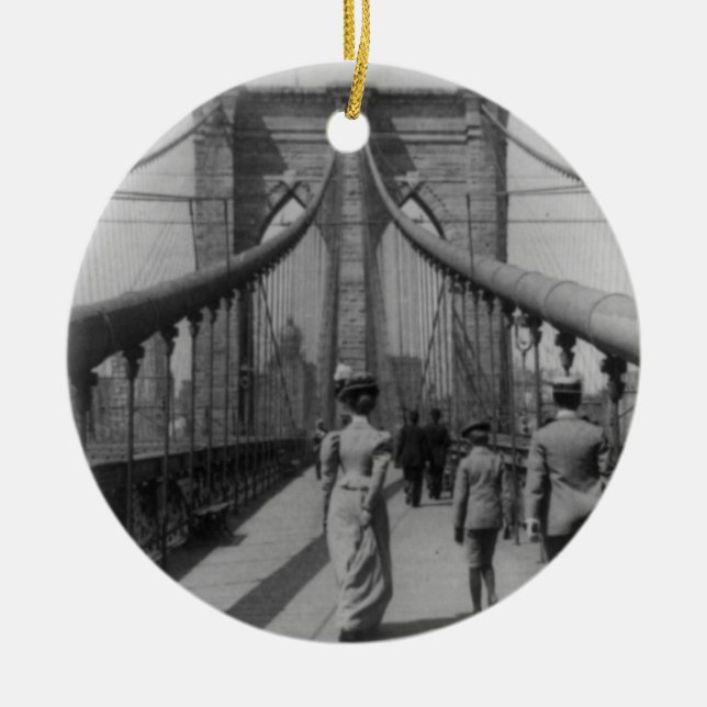 Décoration En Céramique Pont de Brooklyn (Devant)