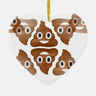 Décoration En Céramique poop emojis