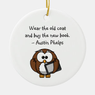 Décoration En Céramique Porter vieux manteau Acheter nouveau livre mignonn