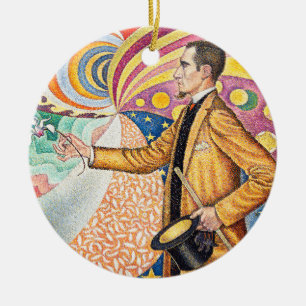 Décoration En Céramique Portrait de M. Félix Fénéon en 1890 par Paul Signa