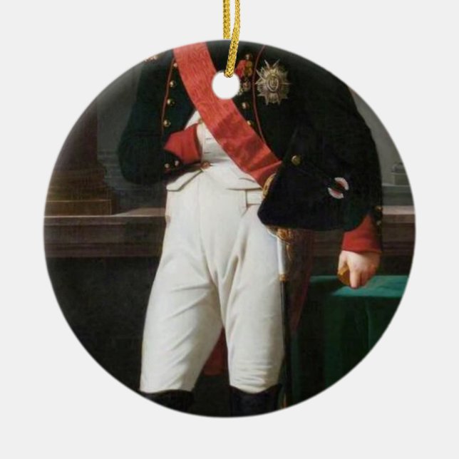 Décoration En Céramique Portrait de Napoléon Bonaparte 1809 (Devant)