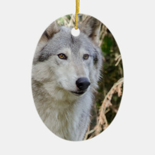 Décoration En Céramique Portrait de Wolf