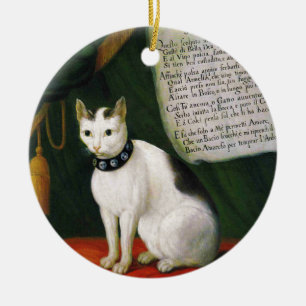 Décoration En Céramique Portrait du chat Armellino