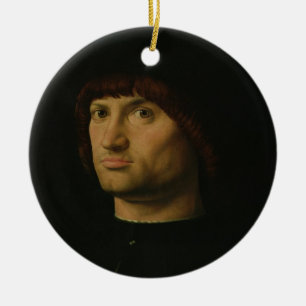 Décoration En Céramique Portrait d'un homme, ou le Condottiere, 1475