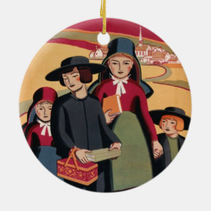 Décoration En Céramique Poster Vintage voyage WPA Rural Pennsylvanie