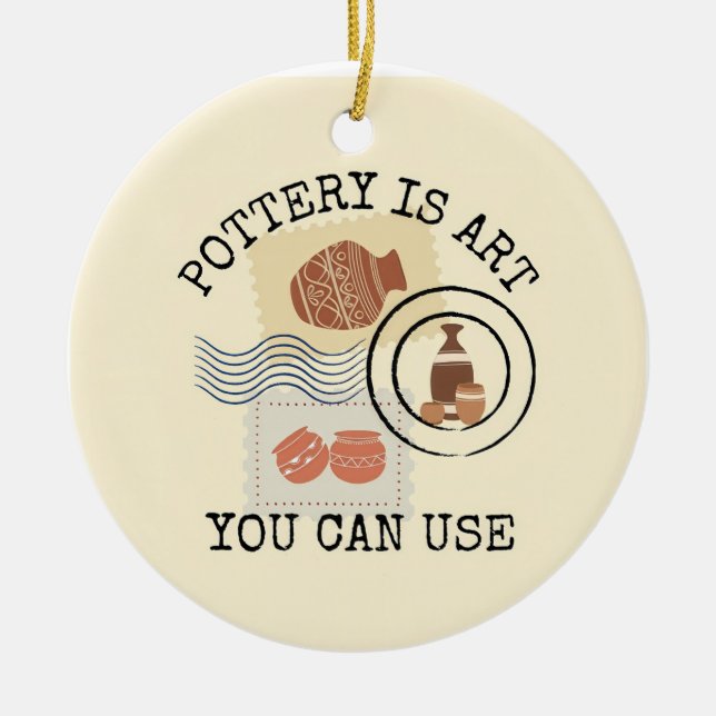 Décoration En Céramique Pottery (Devant)