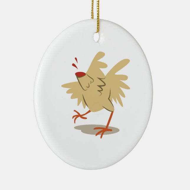 Décoration En Céramique Poulets sans tête (Droite)