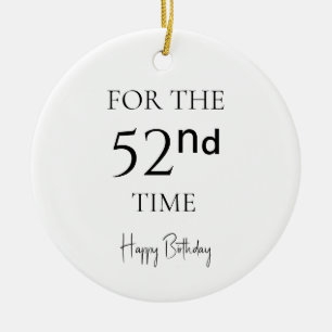 Décoration En Céramique Pour la 521e fois Joyeux Anniversaire