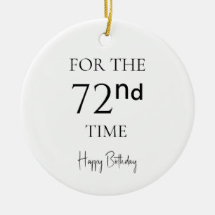 Décoration En Céramique Pour la 71e fois Joyeux Anniversaire
