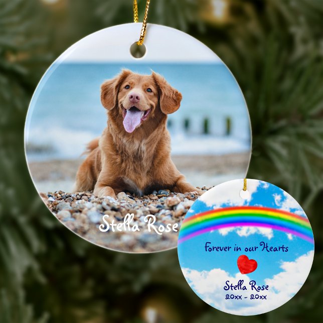 Décoration En Céramique Pour toujours dans notre coeur - Rainbow Bridge Pe (Créateur téléchargé)