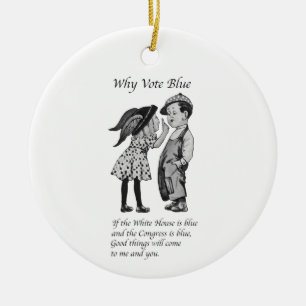 Décoration En Céramique Pourquoi voter Totally Blue en 2024