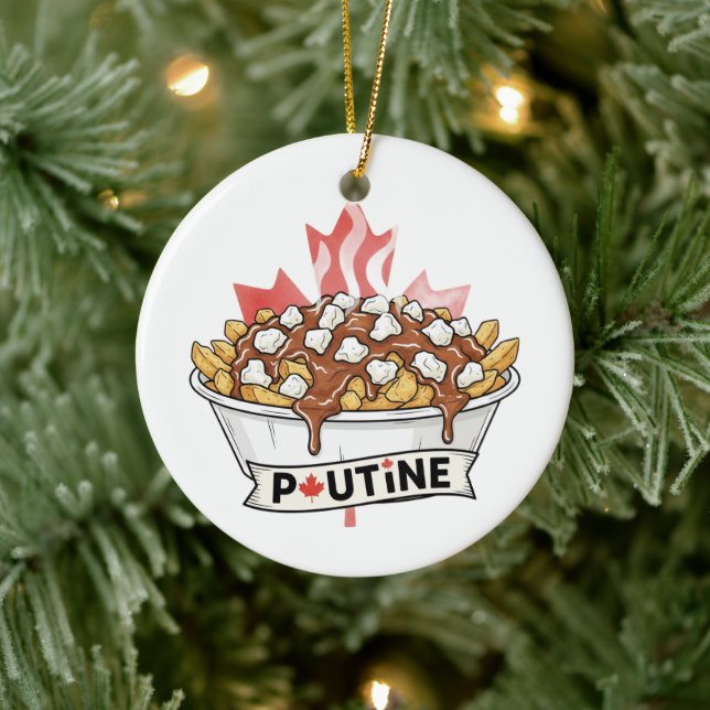 Décoration En Céramique Poutine (Arbre)