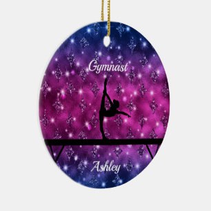 Décoration En Céramique Poutre de gymnastique Glam
