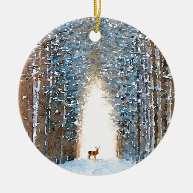 Décoration En Céramique Prancer (Devant)