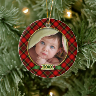 Décoration En Céramique Premier cadre photo de Noël pour bébé