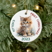 Premier design de Noël chez Kitten personnalisé