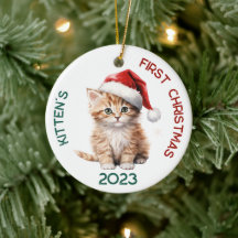 Premier design de Noël chez Kitten personnalisé