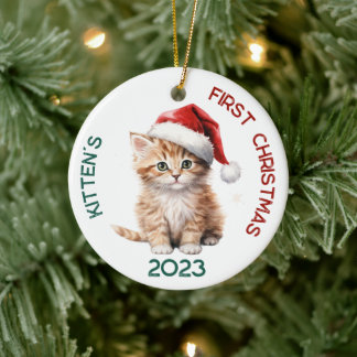 Décoration En Céramique Premier design de Noël chez Kitten personnalisé