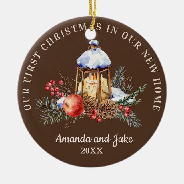 Décoration En Céramique Premier Noël (Devant)