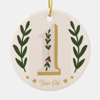 Décoration En Céramique Premier Noël 1 et