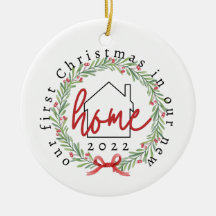 Premier Noël à New Home Orament