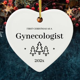 Décoration En Céramique Premier Noël Comme Gynécologue 2024