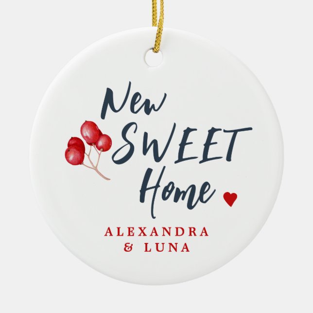 Décoration En Céramique Premier Noël dans la nouvelle maison photo personn (Devant)