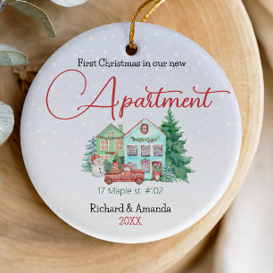 Décoration En Céramique Premier Noël dans notre nouvel appartement à la me