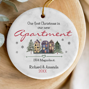 Décoration En Céramique Premier Noël dans notre nouvel appartement mignon