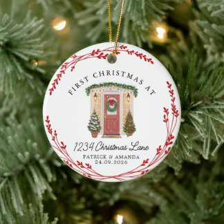 Décoration En Céramique Premier Noël dans notre nouvelle maison