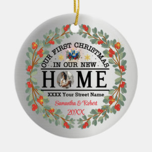 Décoration En Céramique Premier Noël dans notre nouvelle maison