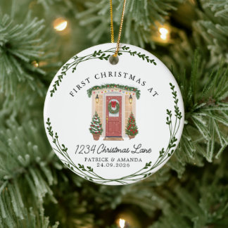 Décoration En Céramique Premier Noël dans notre nouvelle maison
