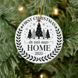 Décoration En Céramique Premier Noël dans notre nouvelle maison 2025