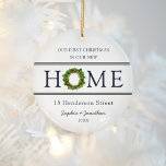 Décoration En Céramique Premier Noël dans notre nouvelle maison Noël<br><div class="desc">Premier Noël dans notre nouvelle maison Ornement de Noël</div>