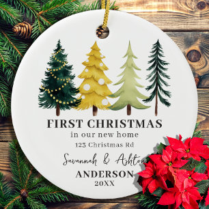 Décoration En Céramique Premier Noël dans notre nouvelle maison Nouveaux p